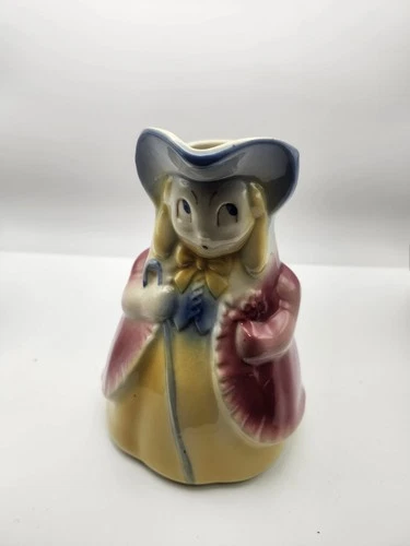 Vintage Shawnee Little Bo Peep Ceramic Figurine Pitcher Jug Vase 1940s USA