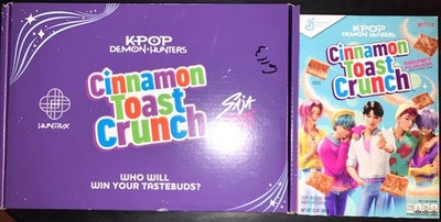 Cinnamon Toast Crunch x K-Pop Demon Hunters Sealed Box Set (3 Boxes) NEW IN HAND