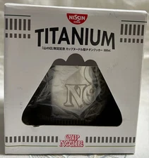 Nisshin Cup Noodle Titanium Cooker Snow Peak Outdoor SCS-070NI 800ml W/box Fs Jp