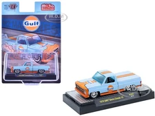 1979 GMC SIERRA CLASSIC 15 PICKUP "GULF OIL" 1/64 DIECAST CAR BY M2 31500-MJS83
