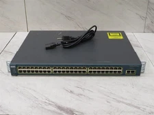 CISCO Catalyst WS-C2950T-48-SI 48 Port Ethernet Network Switch with ears