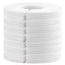 30 PCS Blank Clothing Rack Size Dividers Wardrobe Hanger Label Closet Dividers