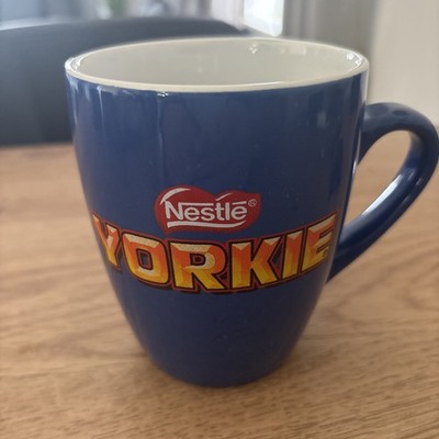 Vintage Nestle YORKIE 90er Becher Schokoriegel - Blau
