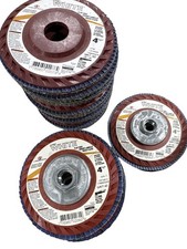 Flap Disc 4-1/2" x 7/8" - 40 Grit (5 pc) 4-1/2" x 5/8-11" - 60 Grit (10 pc)