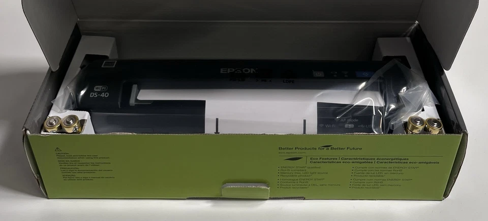 New Epson WorkForce DS-40 Portable Compact Document Scanner for Business Office - Image 3 of 4