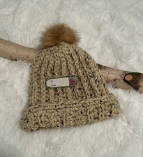 Handmade Crochet Beanie Pom Pom Winter Hat Gift