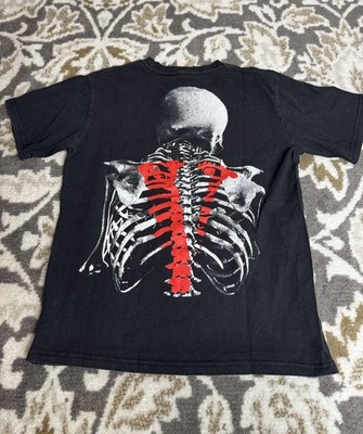 Vlone X NBA Youngboy Never Broke Again Bones Size Small Black T