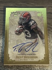Trent Richardson 2012 Topps Five Star ROOKIE AUTO (047/100) Browns RC SP On-Card. rookie card picture