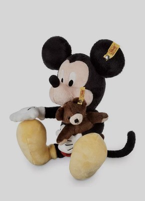 Steiff Disney Parks Mickey Mouse Plüsch mit Steiff Teddybär - Nagelneu!