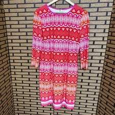 Eliza J. Orange And Pink Dress Size 10