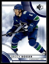 2023-24 Upper Deck SP Hockey Blue #38 Brock Boeser