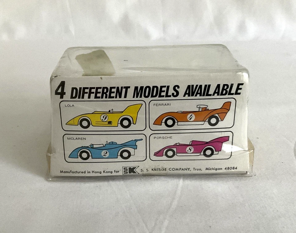 Kresge Wind-Up Racer Porsche 917 verde lima vintage 1976 Hong Kong *MNM* ¡NUEVO EN CAJA! Foto 3 de 4