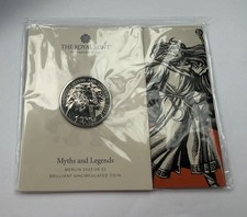 2023 MERLIN MYTHS AND LEGENDS BUNC £5 CROWN - Royal mint sealed pack
