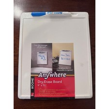 BOONE Anywhere Dry Erase Whiteboard 9x11 Inch with Marker Clip