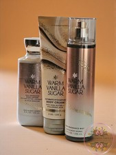 Warm Vanilla Sugar Women's Body Mist, Body Cream  Shower Gel