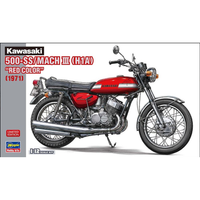 Kawasaki 500-SS/MACH Iii (H1A) Red Color 1971 Kit 1:12 Hasegawa Kit Moto -D- Neu