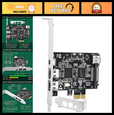 4-Port PCIe Firewire 400 Expansion Card, 1394A, Plug  Play for Windows/MAC, 400