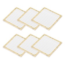 Sticky Notes Cute, 3x3", 6Pads, 300Sheets Sticky Notes, Cream Yellow