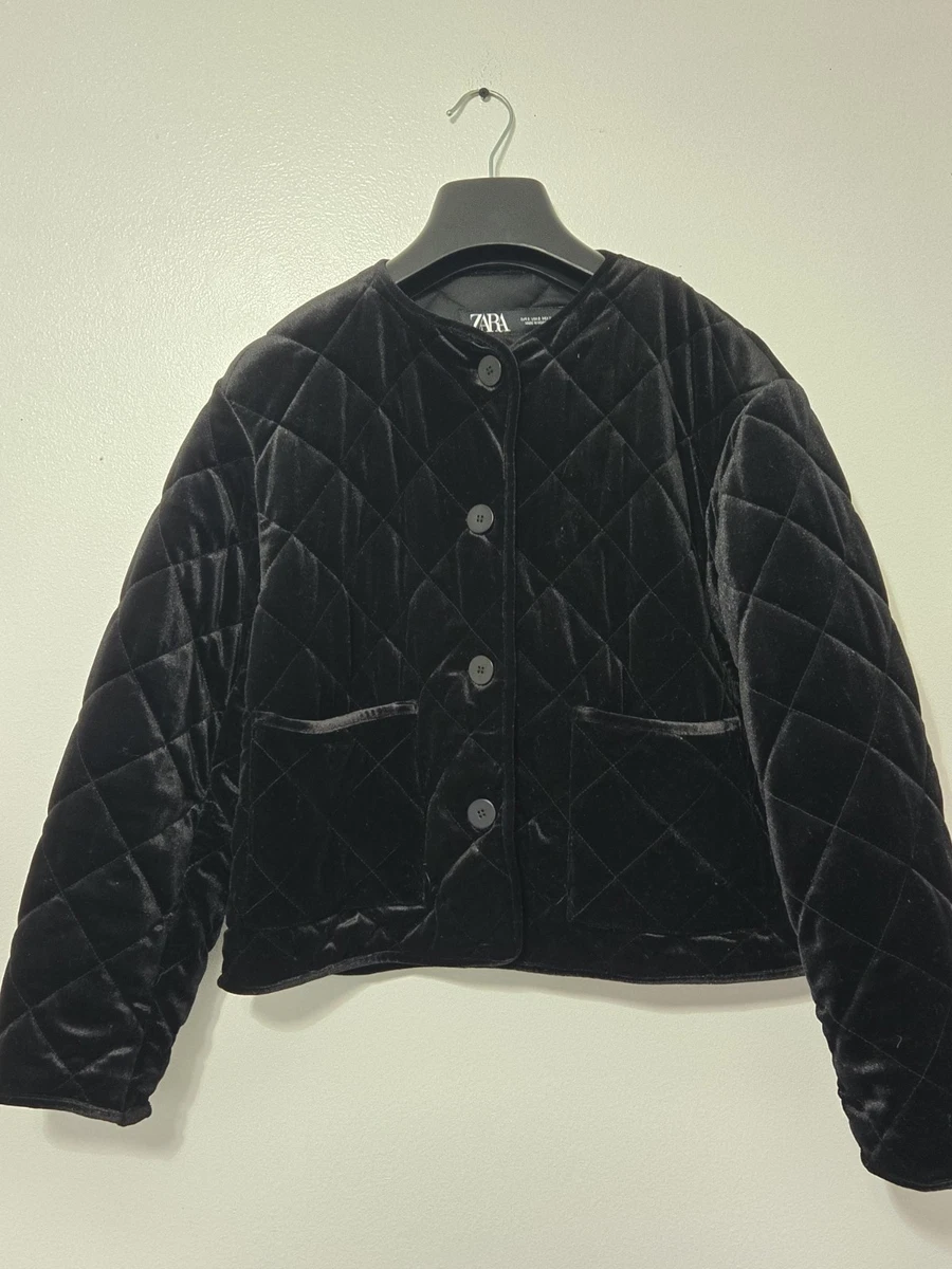Zara Black Velvet Coats, Jackets & Vests for Women for sale | eBay