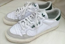 Adidas Wht Grn Continental Vulc