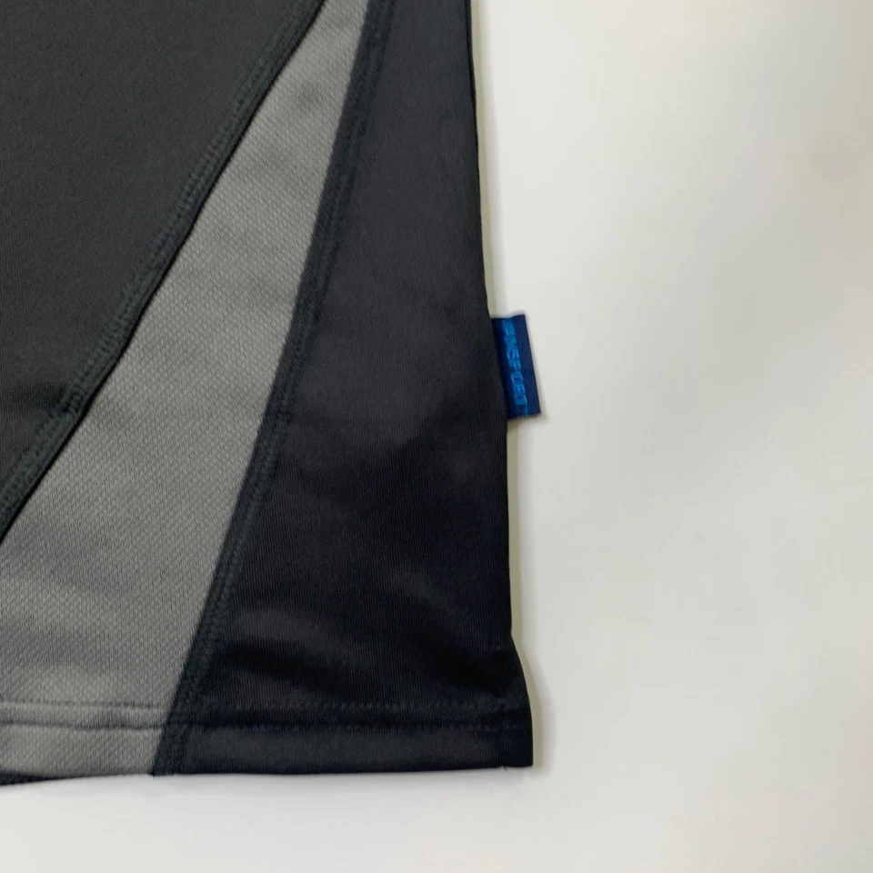 Camisa Polo Barrett Jackson Para Hombre XL Negra Gris Secado Rápido Rendimiento Golf Foto 3 de 4