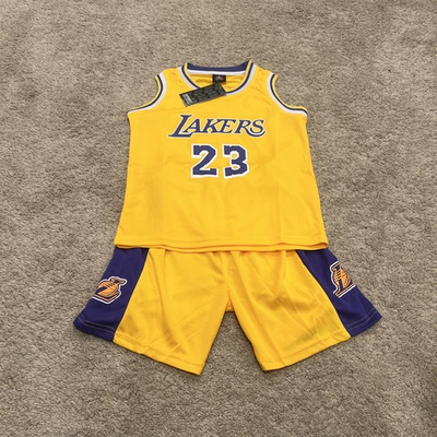 #ad Lebron James Los Angeles Lakers Youth Jersey amp; Shorts Set $38.50