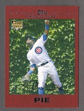 FELIX PIE 2007 Topps Update COPPER Parallel Card (RC) #49/56 Rookie Logo Cubs 07. rookie card picture