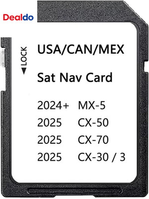 Upgraded Navigation SD Card with Latest Maps Version Compatible with 3 CX-30 CX-