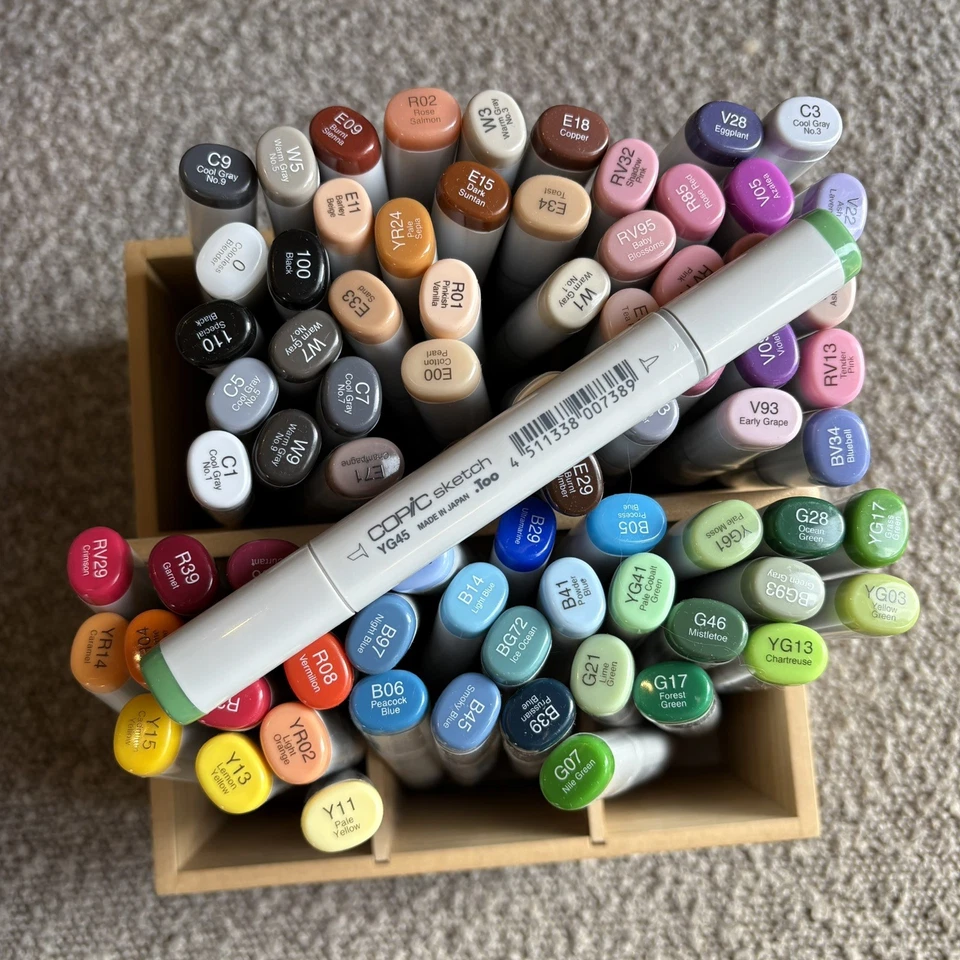 Copic Alcohol Markers Sketch X 78 As New - image 2 of 4