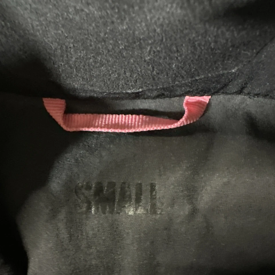 Chaqueta Rapha Mujer Pequeña Negra Polizón Reflectante Rayas Ciclismo Foto 3 de 4