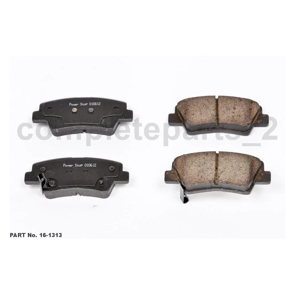 Juego de 6 pastillas de freno delanteras traseras rotores de freno para Kia Rio 2012 2013 Kia Rio Foto 3 de 4