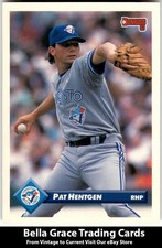1993 Donruss Pat Hentgen #247 Toronto Blue Jays MLB Baseball