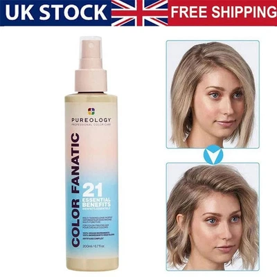 PUREOLOGY Color Fanatic Multi-Tasking Leave-In Spray 6.7 Oz/ 200 mL NEW UK