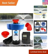 High-Performance 750W Pond Aerator with Timer – Ideal for Large and Small Ponds