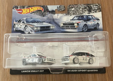 Hotwheels Lancia Rally 037 & '84 Audi Sport Quattro 2 Pack Set