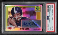 2005 All American Retired Edition Chrome Refractor 33/55 Bob Lilly Auto HOF 1q7