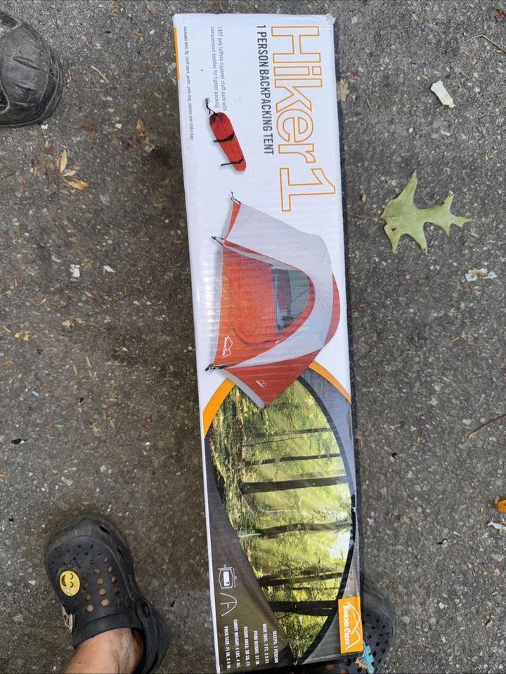 Tienda de campaña ligera para mochileros para 1 persona fácil configuración resistente a la intemperie tienda para excursionistas EE. UU. Foto 2 de 2