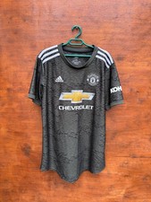 MANCHESTER UNITED 2020/2021 AWAY FOOTBALL SHIRT JERSEY ADIDAS SIZE M WOMEN