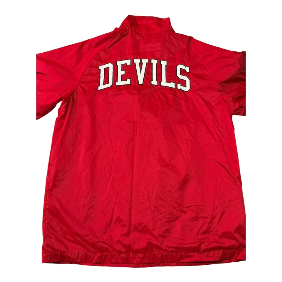 Chaqueta cortavientos bordada Starter NHL New Jersey Devils talla mediana Foto 4 de 4