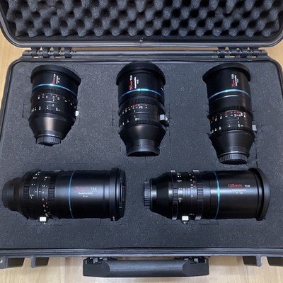 SIRUI Anamorphic FF 1.6X T2.9 E-Mount Set 35-135mm MF 82mm