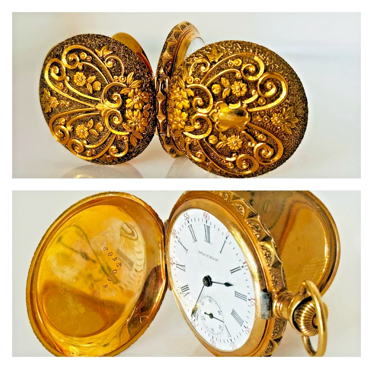 Waltham Full Hunter Lever Pocket Watch Pocket Watches with  display picture 1