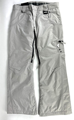 Oakley Women's Gray Ski Snowboard Snow Pants Small Loose Fit