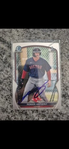 2023 Bowman Chrome 1st Autograph RC Roman Anthony