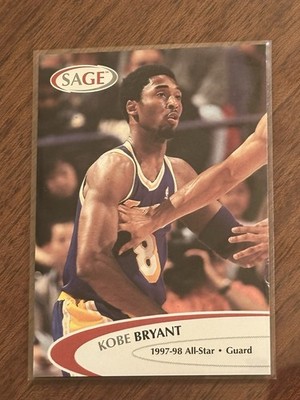 1998 SAGE Kobe Bryant #6 Los Angeles Lakers All Star