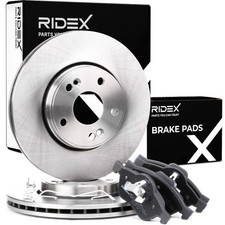 RIDEX Bremsenset Vorne Bremsscheiben Beläge für RENAULT LAGUNA II Grandtour