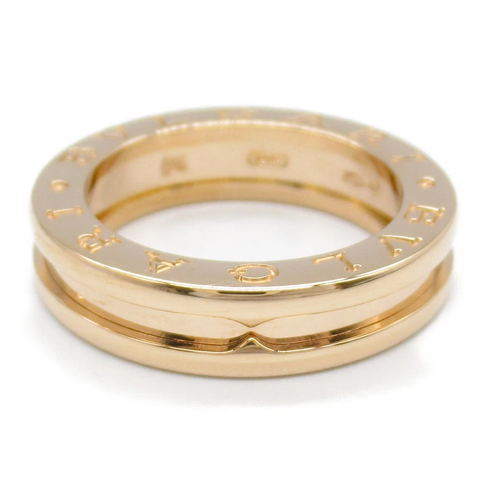 Anillo BVLGARI B-zero1 1 Banda Oro Rosa 18K EE. UU. Talla 4.75 Foto 3 de 4