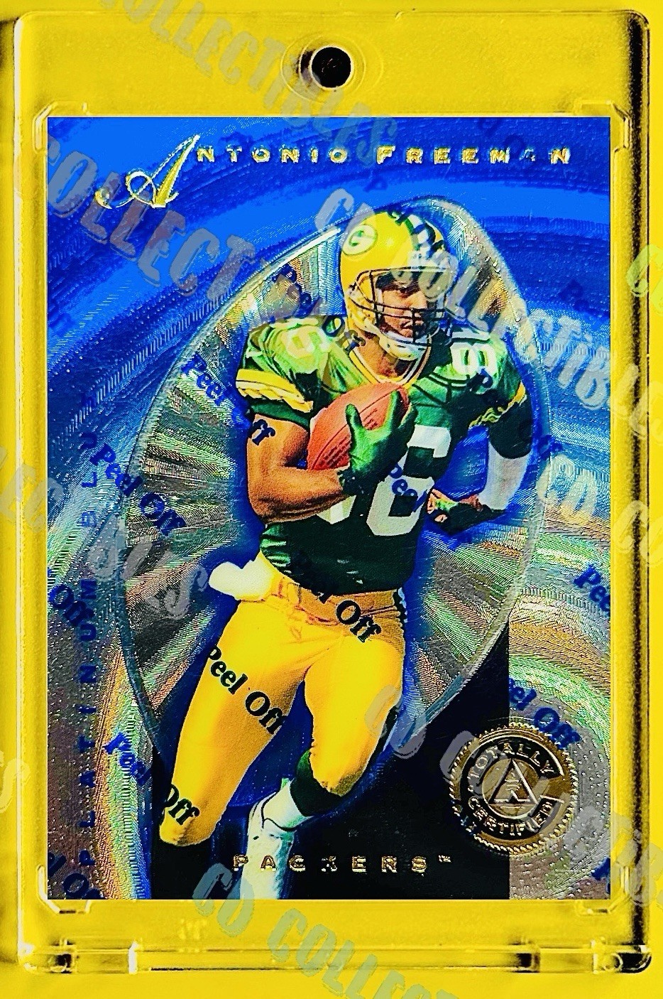 Antonio Freeman CERTIFIED BLUE PARALLEL /2499 GREEN BAY PACKERS MINT PEEL ON
