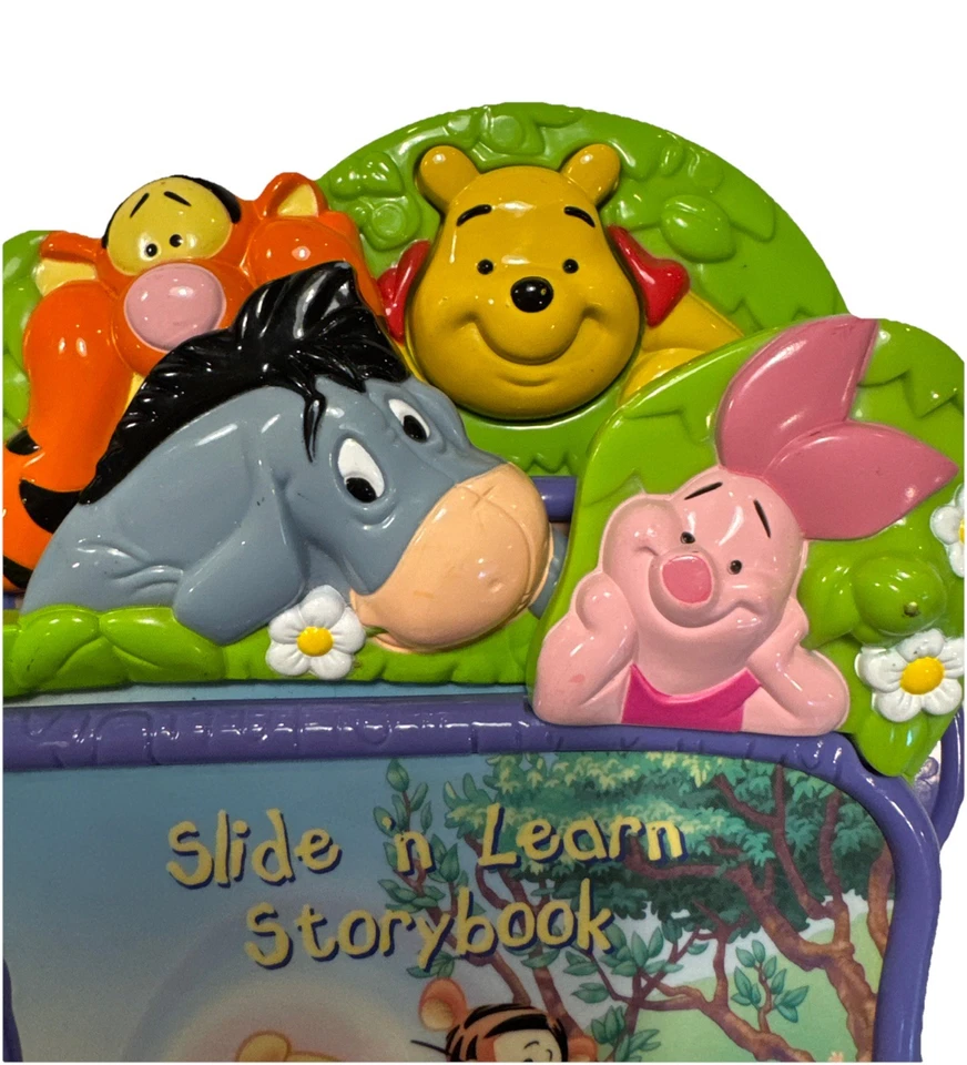 Vtech Disney Winnie Pooh Slide N Learn Storybook Electronic Talking Book 2004 - Image 3 of 4