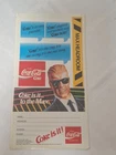 Vintage 1980's Coca Cola Sheet of 6 Stickers - Max Headroom - New old Stock