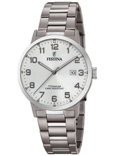 Festina F20435/1 Classic Titanium Unisex Watch 40mm 10ATM